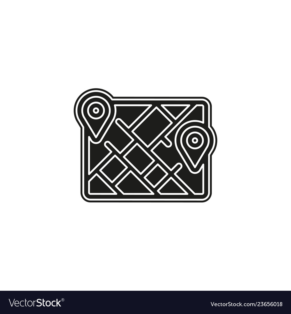 Simple map icon