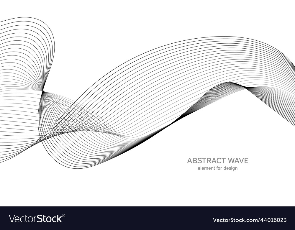 Abstract wave element for design digital vector image Abstract wave element for design digital