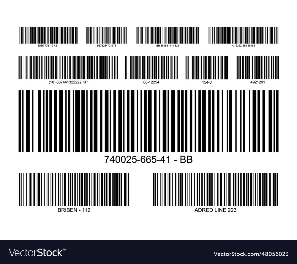 Bar code label price icon barcode scanner Vector Image