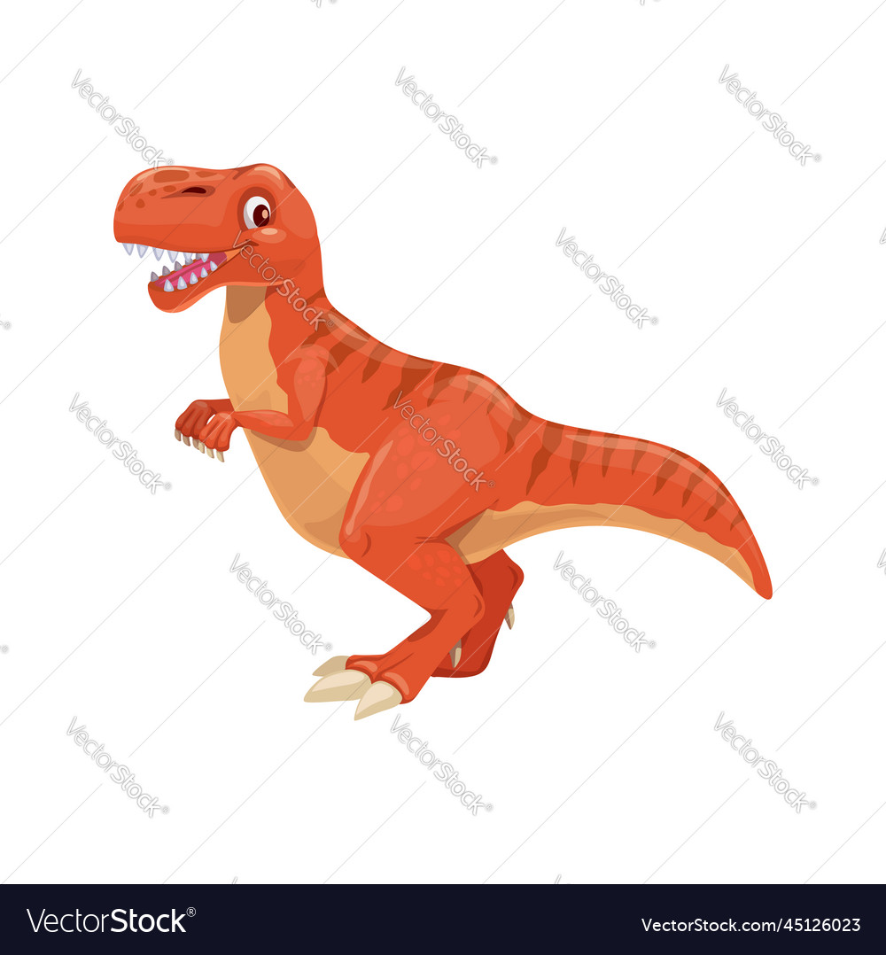 t-rex logo icon, smile tyrannosaurus, Vector illustration of cute