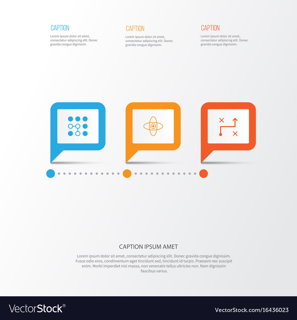 Machine icons set collection of computing