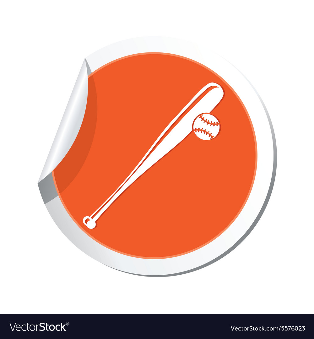 Map pointer with baseball icon