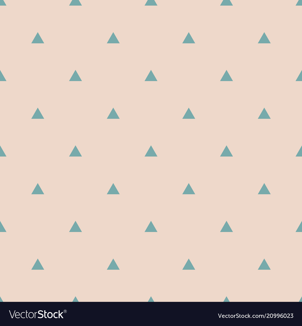 Mint Green Triangle Pattern