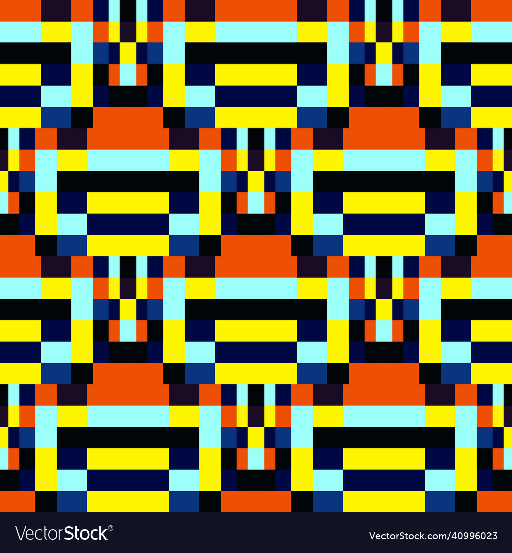 Pattern in the style of old games Vector Image Pattern in the style of old games