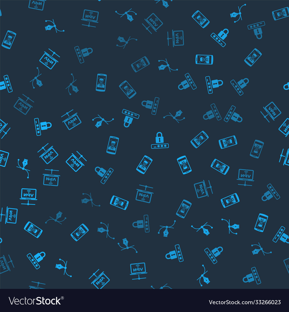Set bezier curve mobile and face recognition vector image Set bezier curve mobile and face recognition