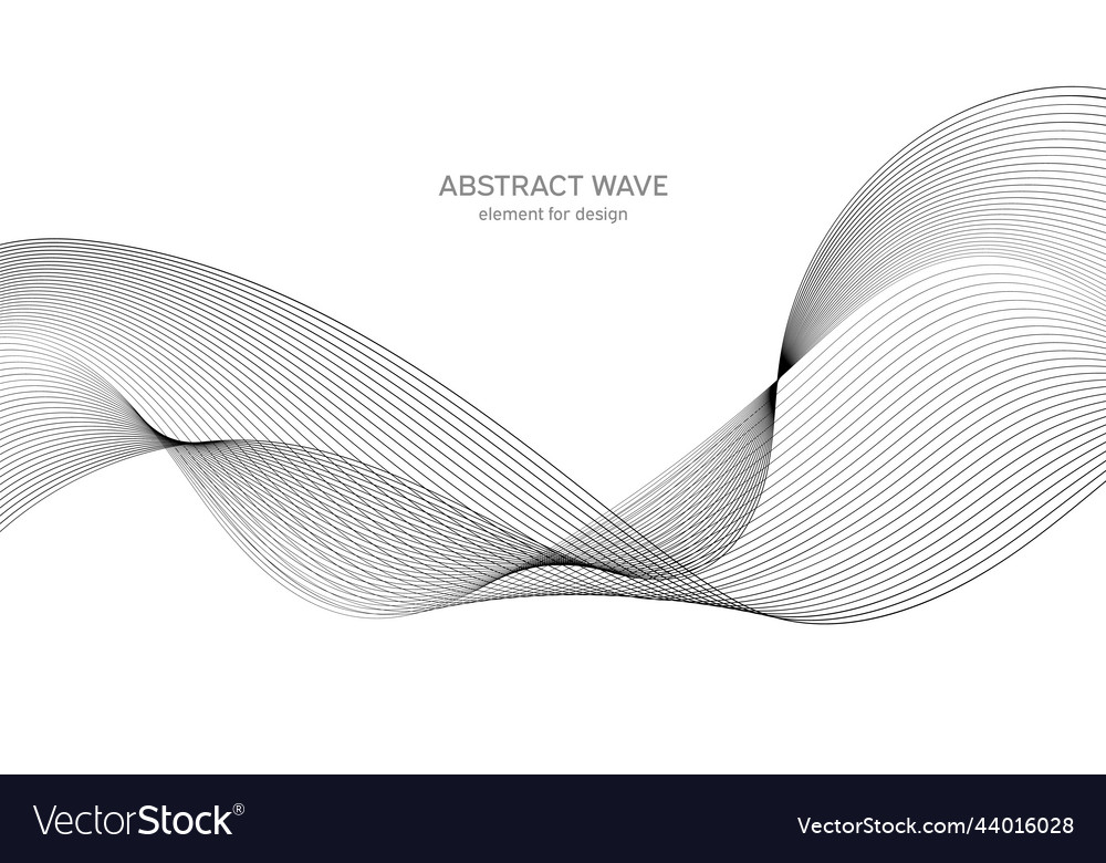 Abstract wave element for design digital vector image Abstract wave element for design digital