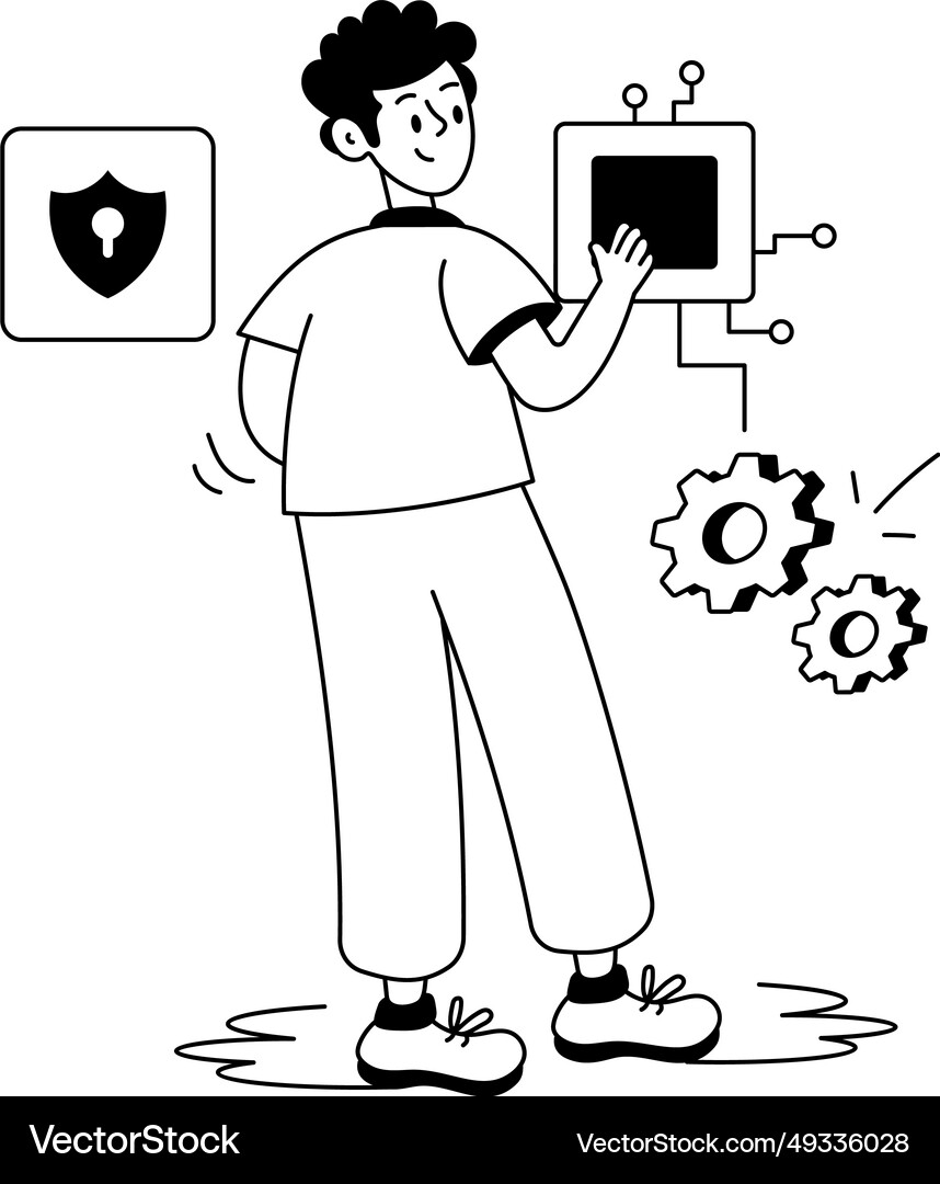 Ai network Royalty Free Vector Image - VectorStock