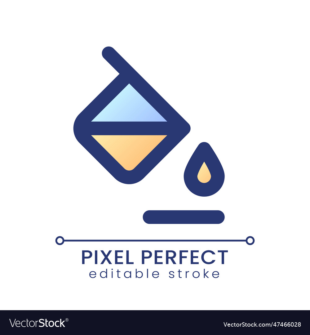 Background color pixel perfect gradient fill ui vector image Background color pixel perfect gradient fill ui