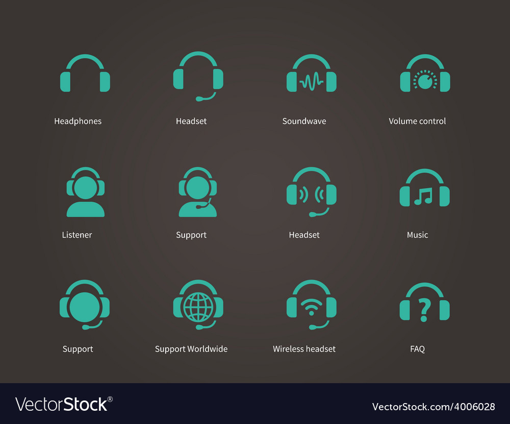 headphones-and-headset-icons-royalty-free-vector-image