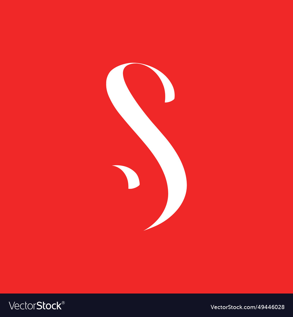 Letter s elegant luxury modern simple logo