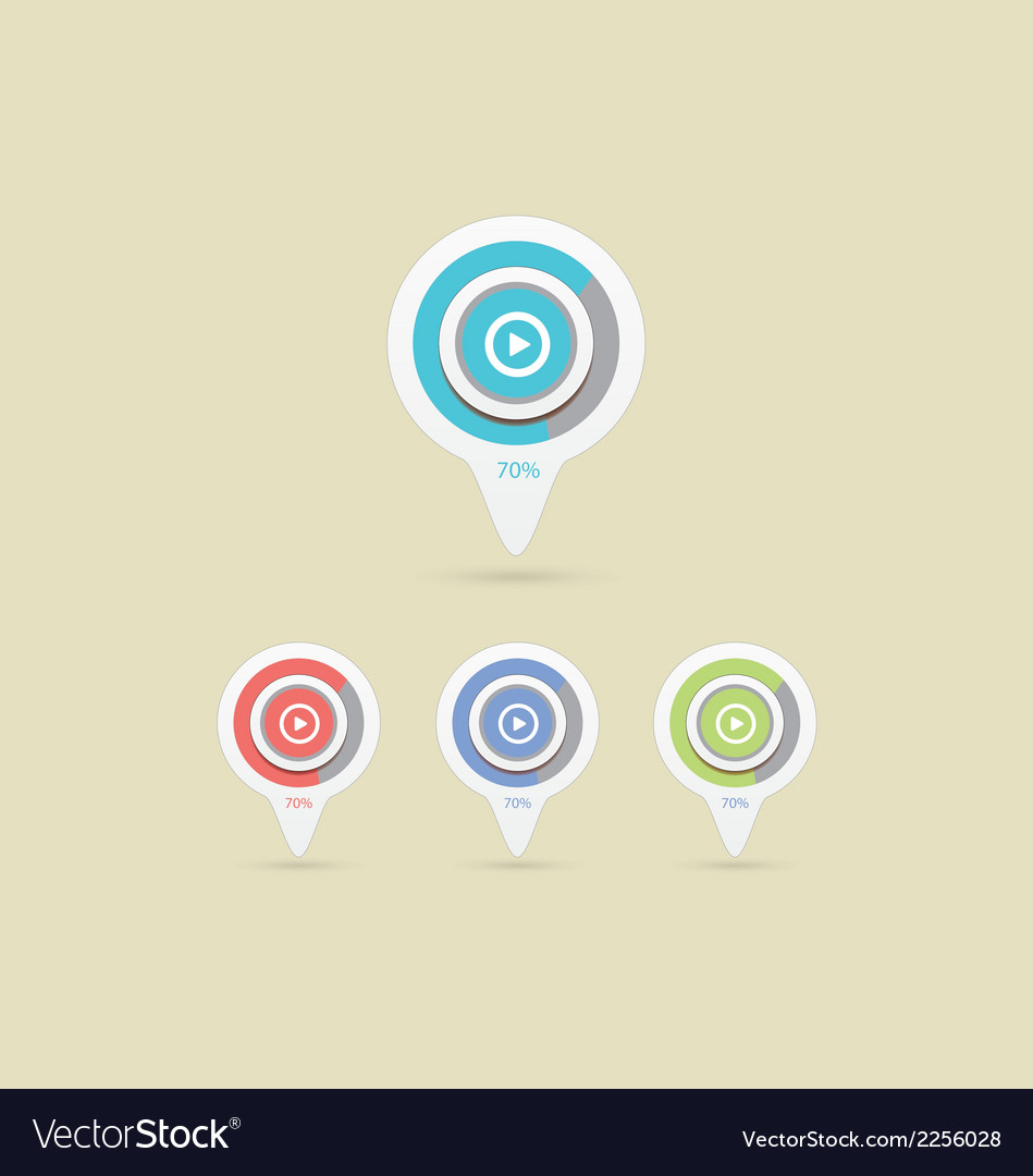 Pointer play icon