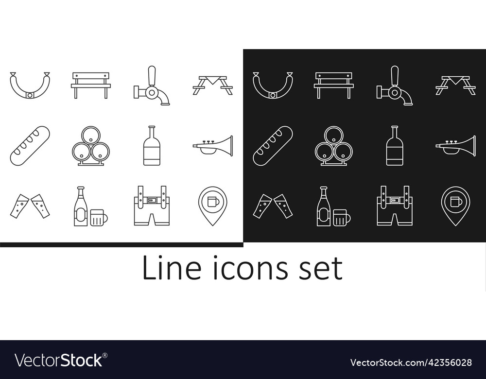 Set line alcohol or beer bar location musical