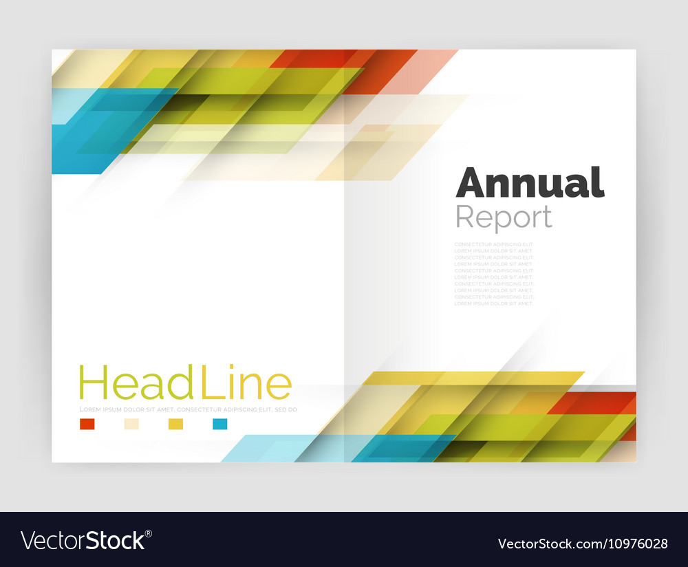 Set of business straight lines abstract Royalty Free Vector