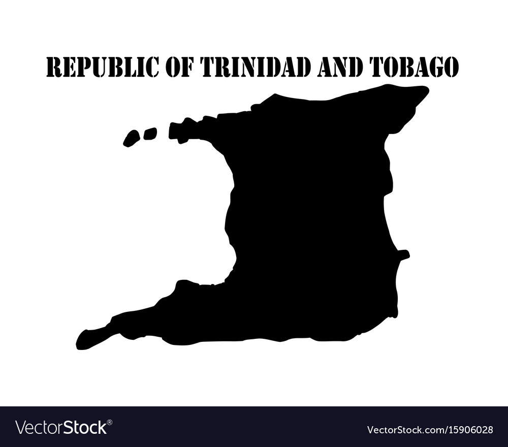 Symbol of republic trinidad and tobago map