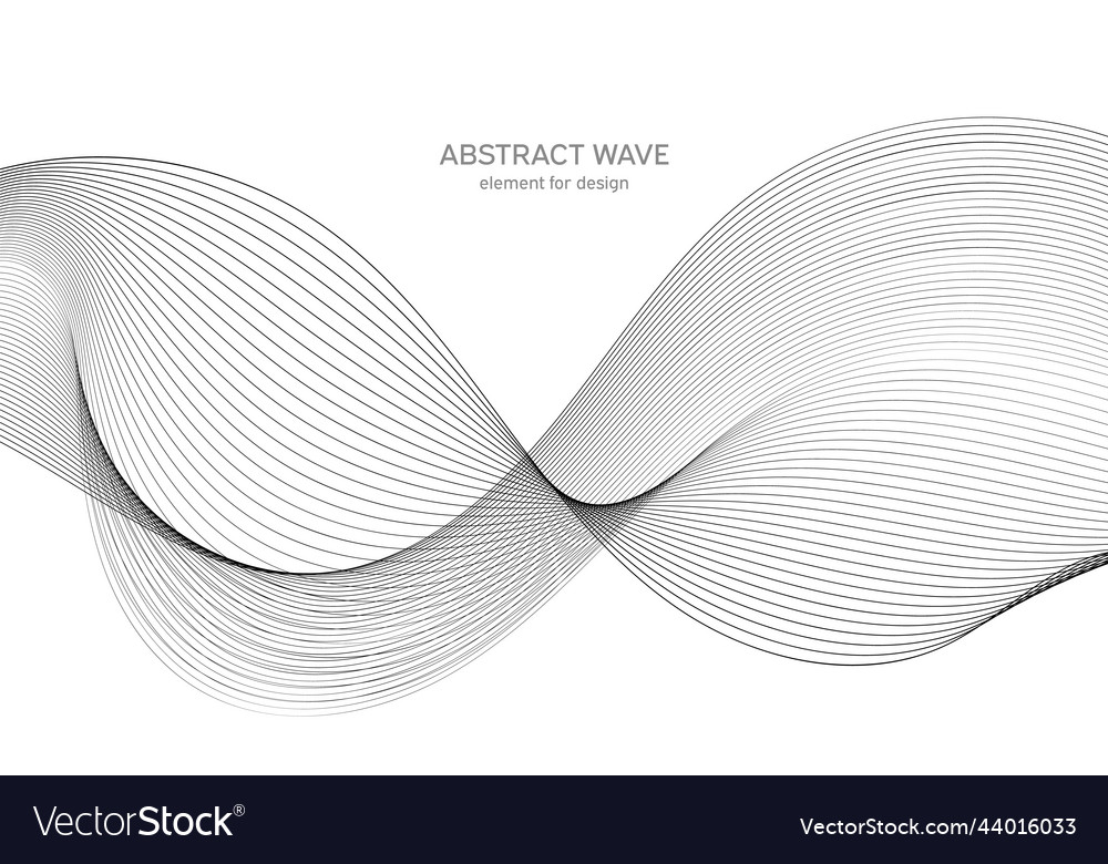 Abstract wave element for design digital vector image Abstract wave element for design digital