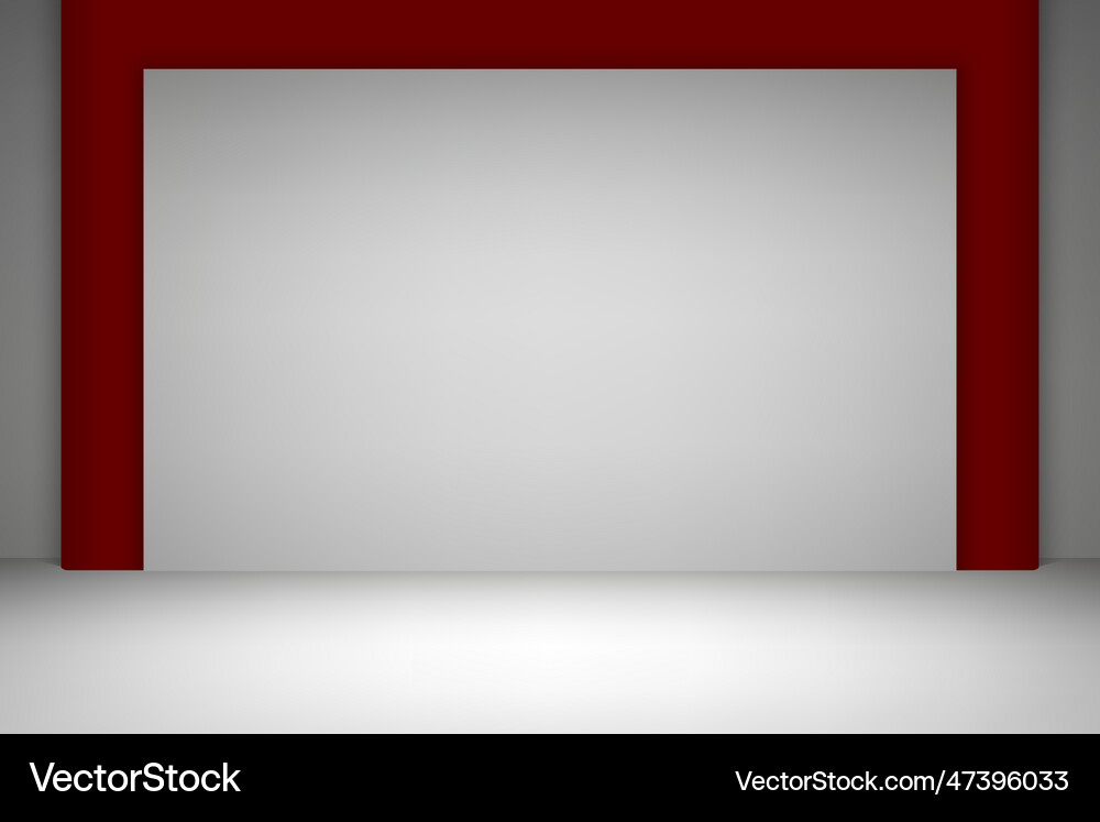 Empty studio room background with spotlight Vector Image