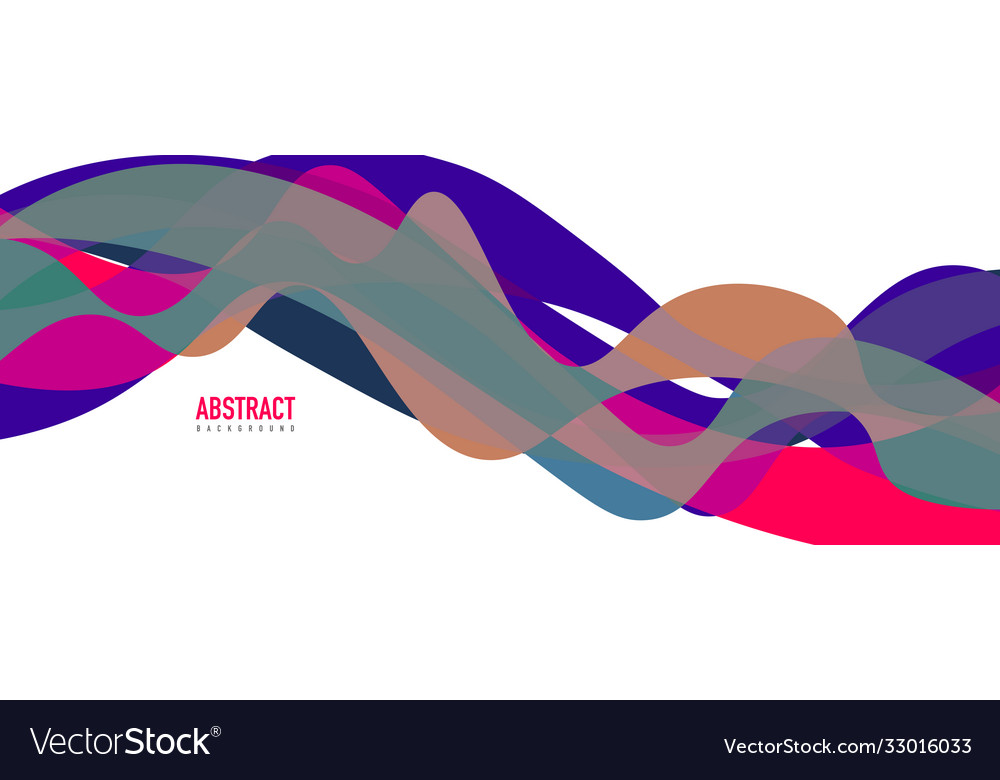 Fluid wave colorful abstract background dynamic Vector Image Fluid wave colorful abstract background dynamic