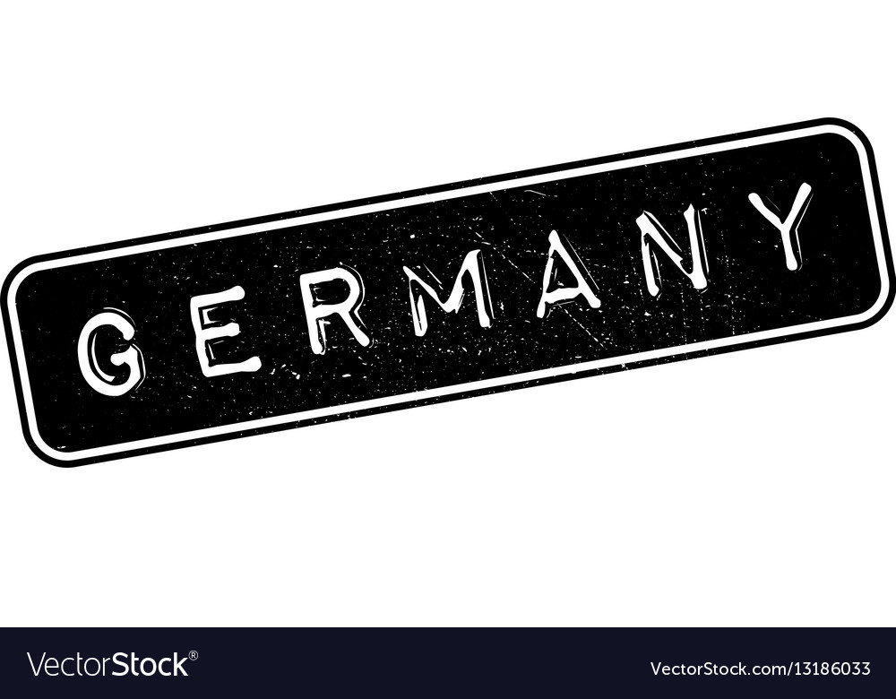 Germany rubber stamp