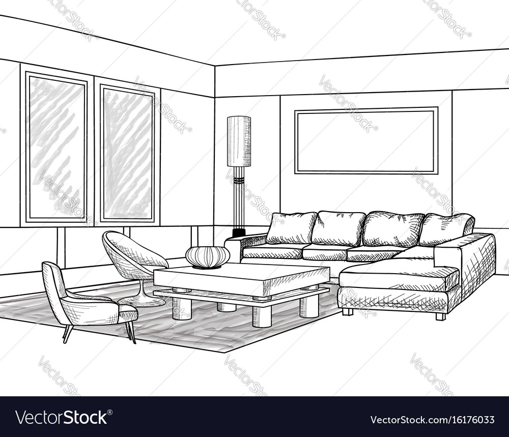 House Sketch: Interior Sketch