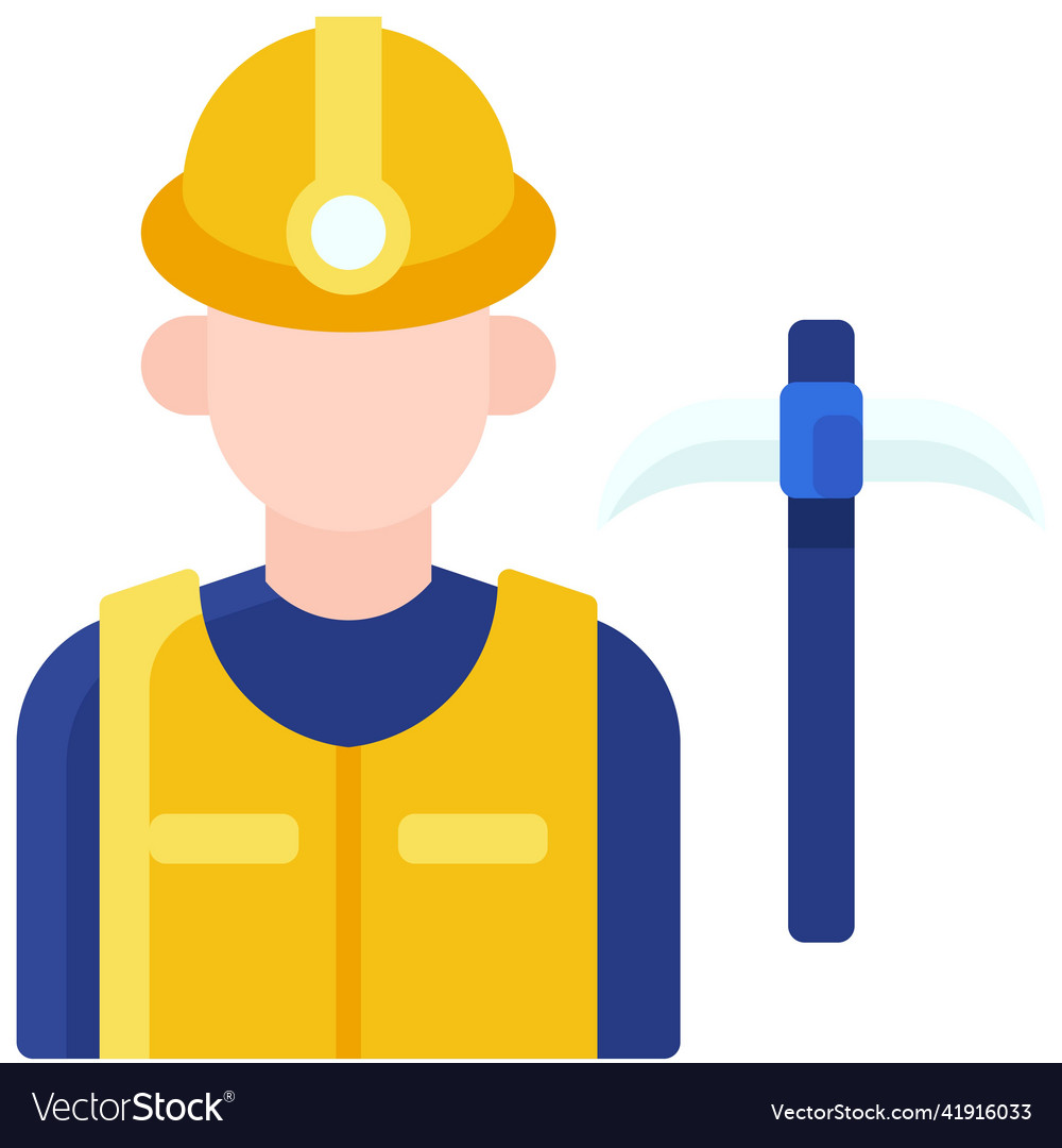 Miner icon blockchain related