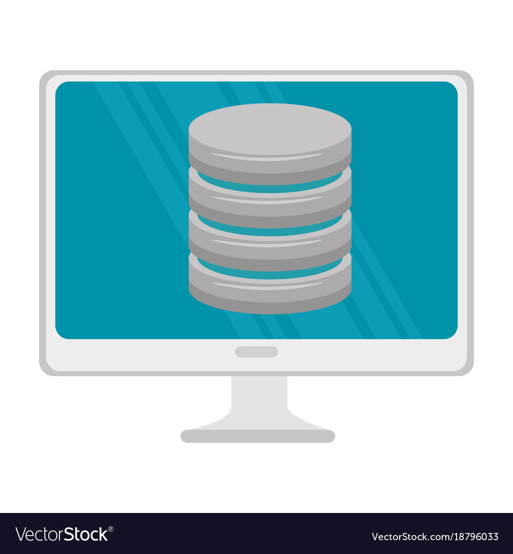 Monitor computer with data disk