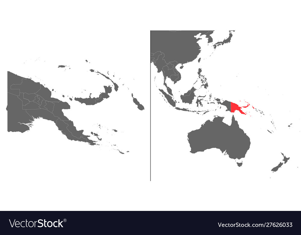 Papua New Guinea Map