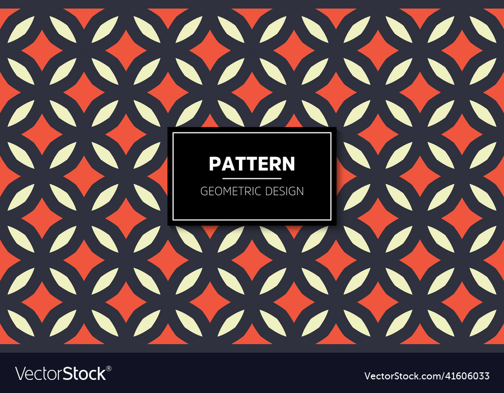 Seamless pattern with simple colorful geometric