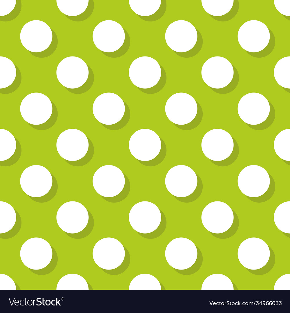 Tile pattern with white polka dots vector image Tile pattern with white polka dots