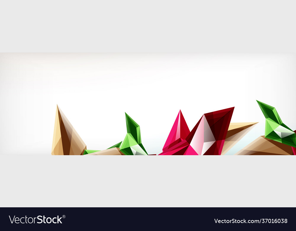 3d triangles and pyramids abstract Vector Image 3d triangles and pyramids abstract
