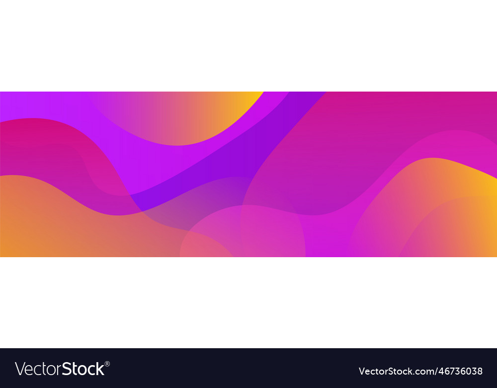 Abstract colorful polygon banner design template Vector Image