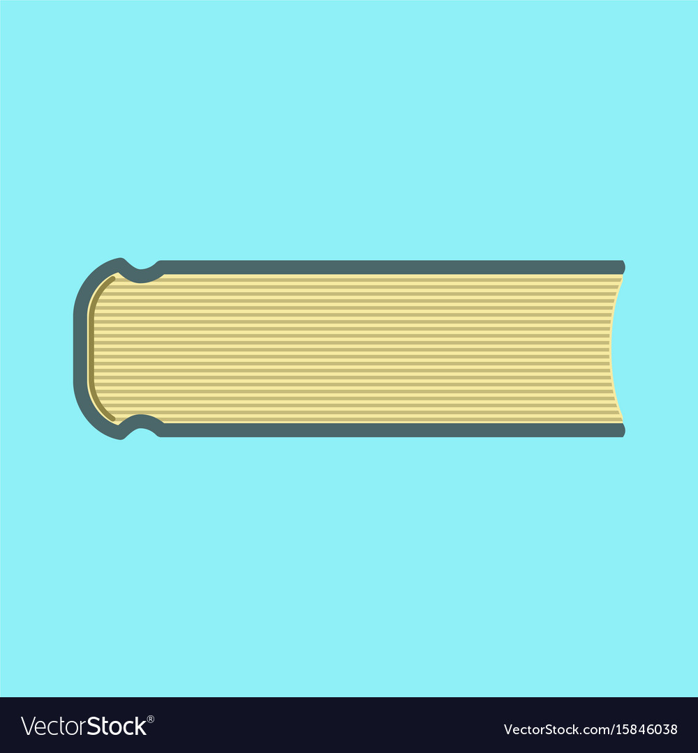 Book icon flat