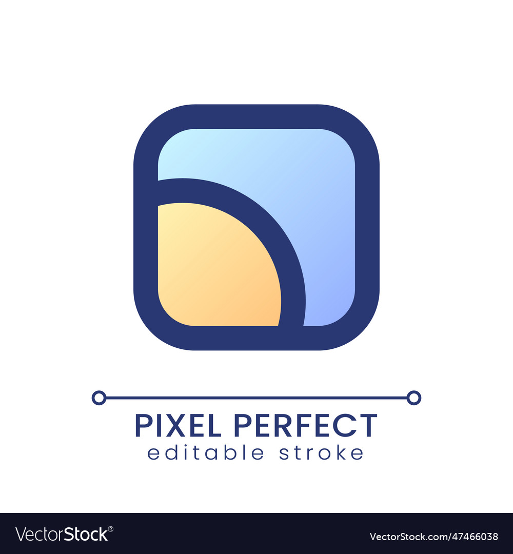 Color saturation pixel perfect gradient fill ui