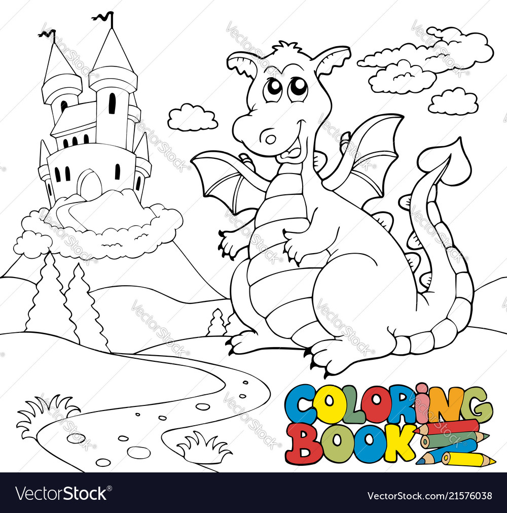 Colorful Dragon Coloring Book
