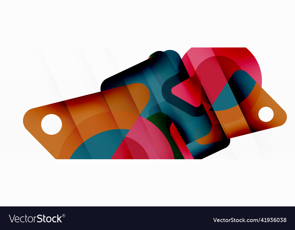 Line triangle square and circle primitive Vector Image Line triangle square and circle primitive