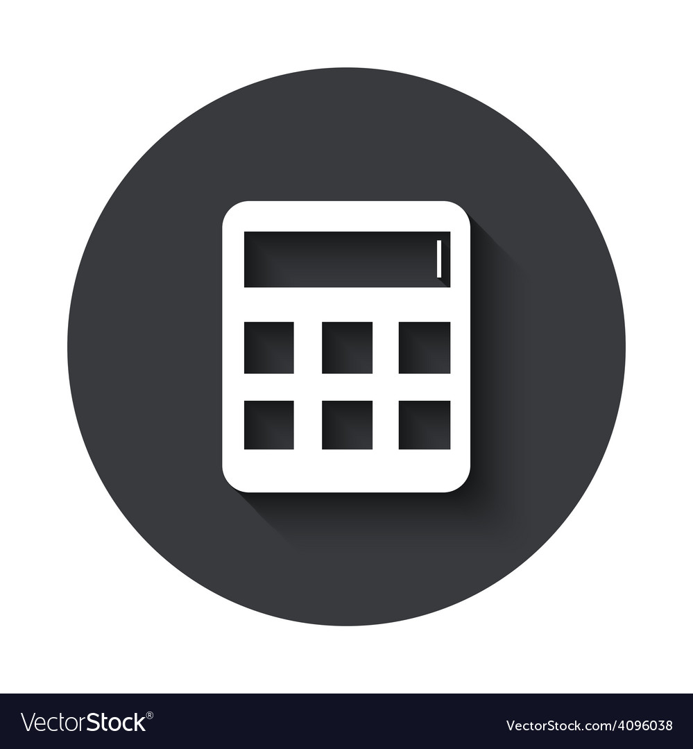 Modern gray circle icon