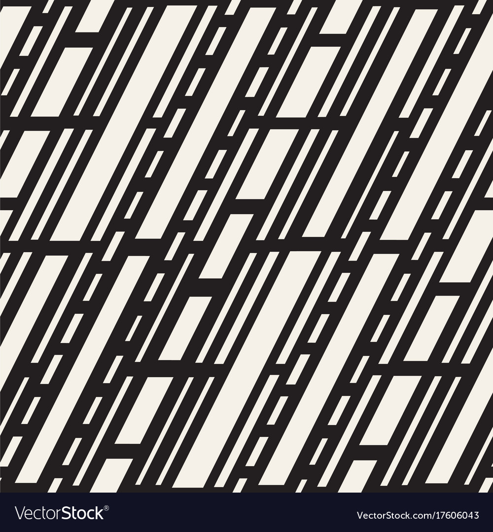 Black and white irregular dashed lines pattern