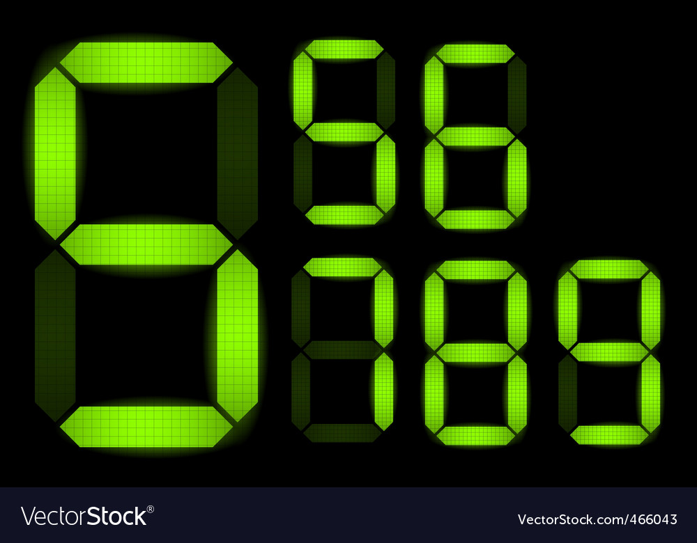 Digital Number Display