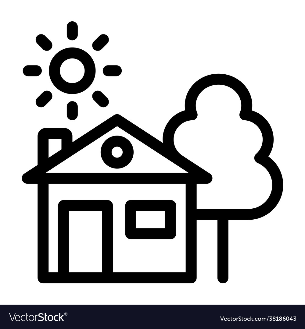 Farmhouse Royalty Free Vector Image - VectorStock