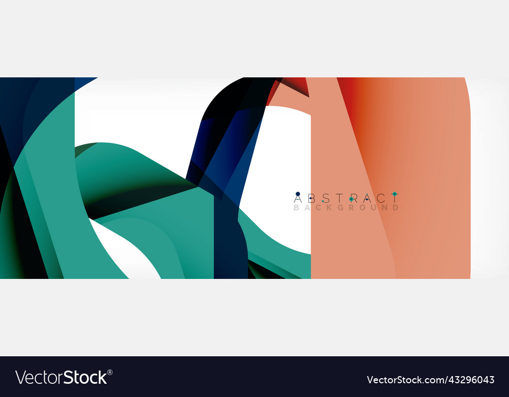 Geometric abstract background - multicolored