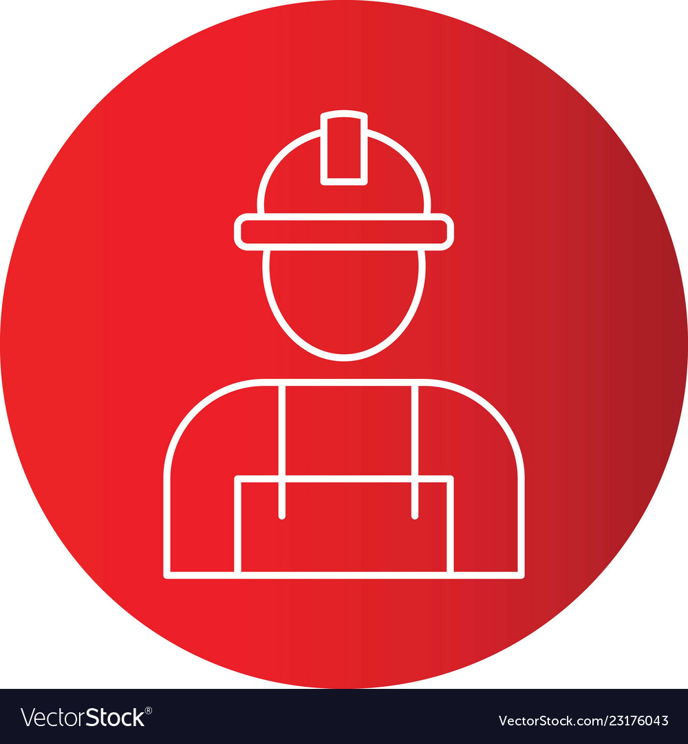 Gradient line circle perfect icon or pigtogram