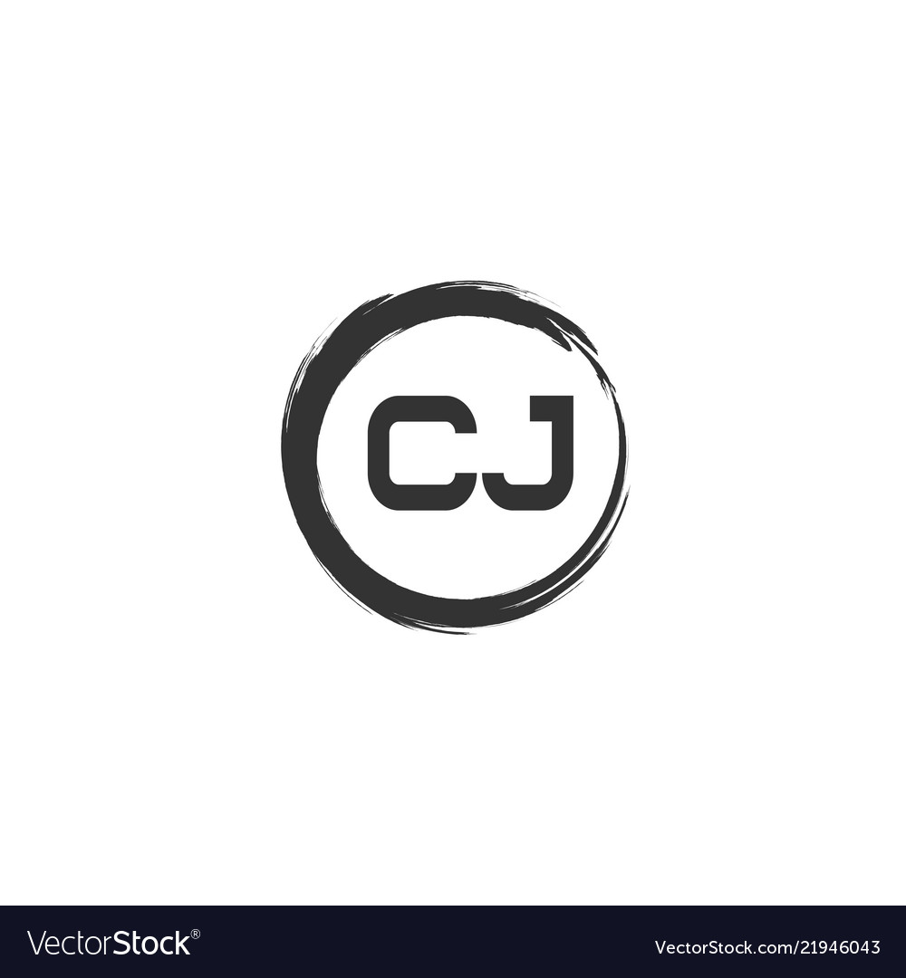 initial letter cj logo