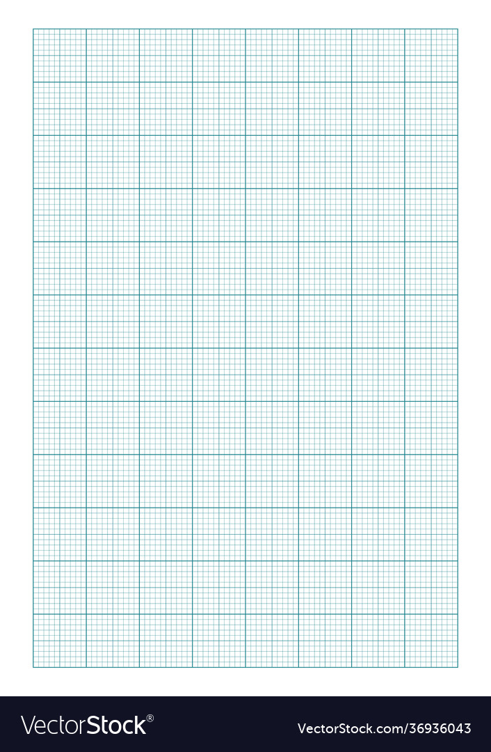 Millimeter graph paper grid abstract squared vector image Millimeter graph paper grid abstract squared