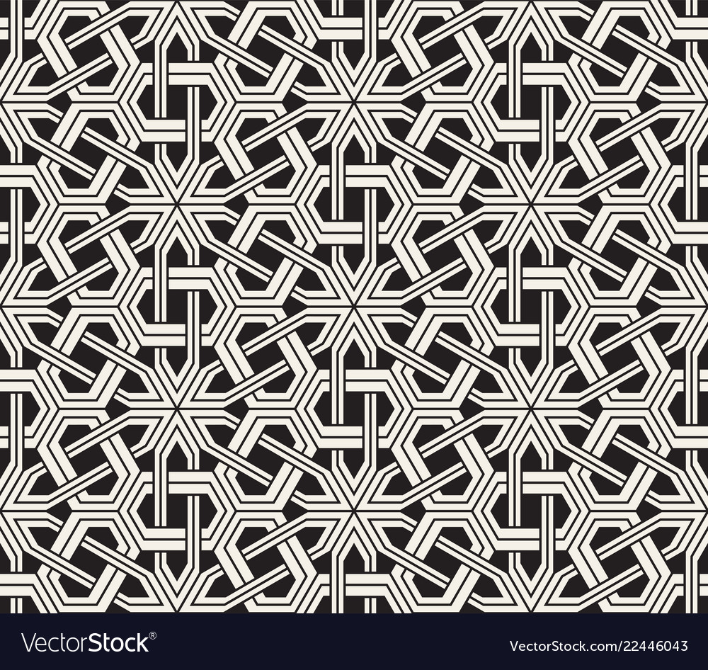 Modern Geometric Abstract Pattern