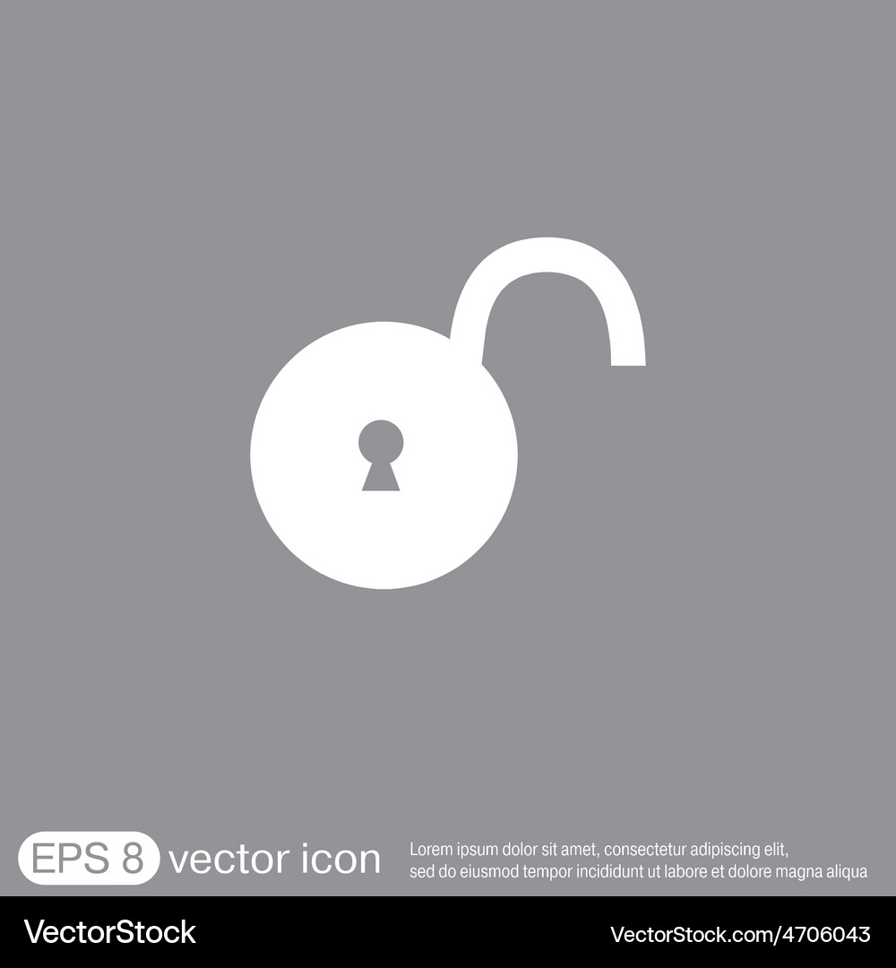 Padlock Royalty Free Vector Image - VectorStock