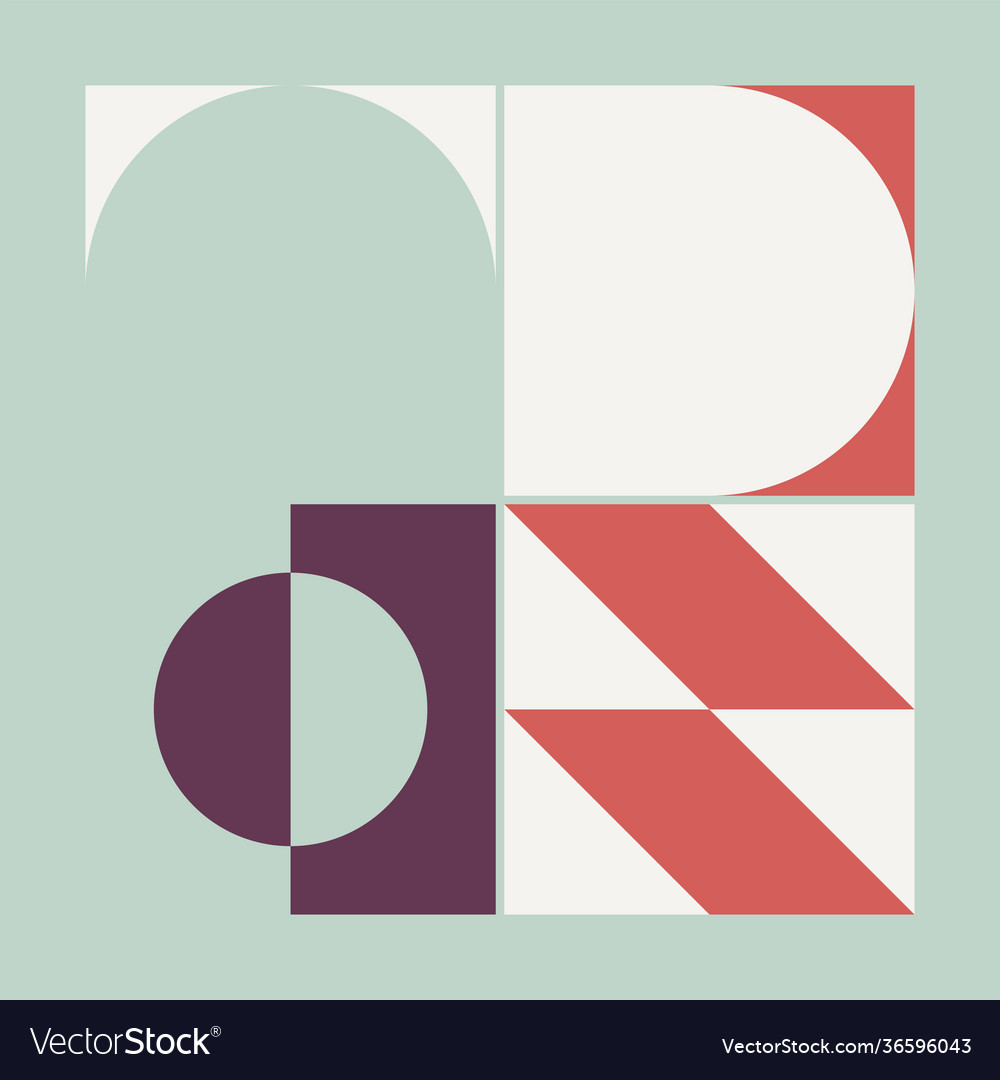 Square abstract pattern design Vector Image Square abstract pattern design