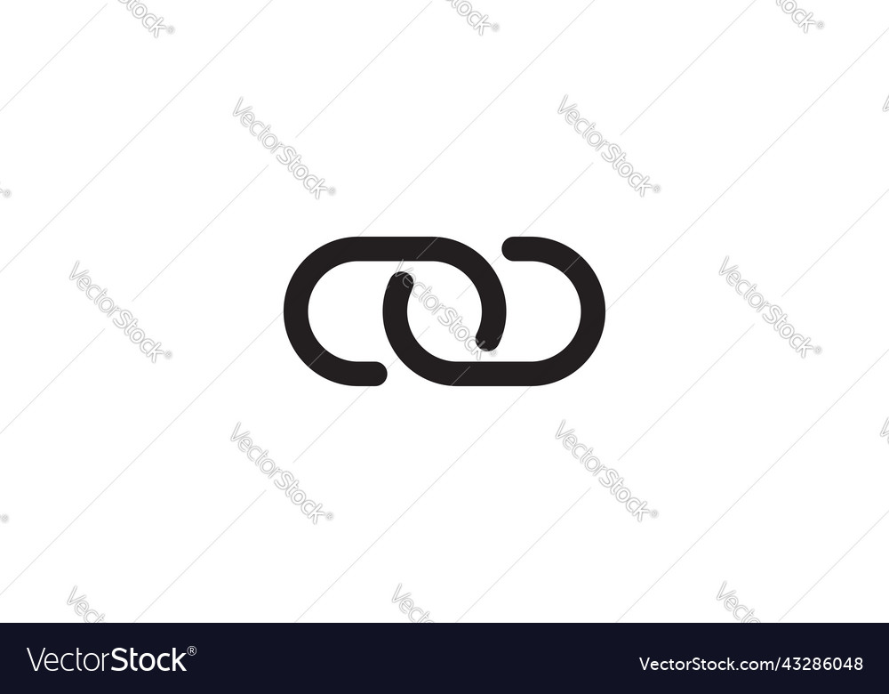 Chain link icon connection sign linked interface