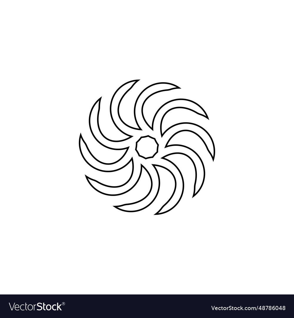 Circle logo template design icon