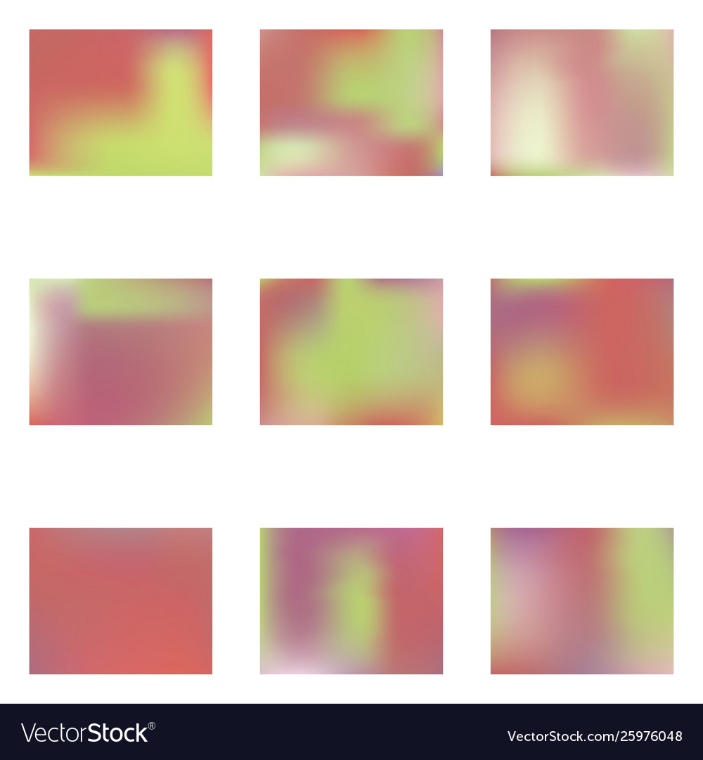 Gradient mesh painted in different colors