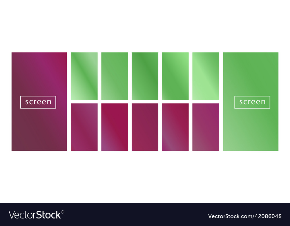 Mobile screen lock display collection of colorful vector image Mobile screen lock display collection of colorful