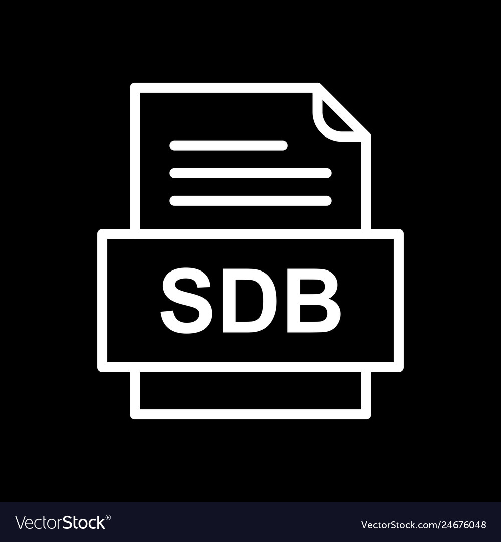 Sdb file document icon
